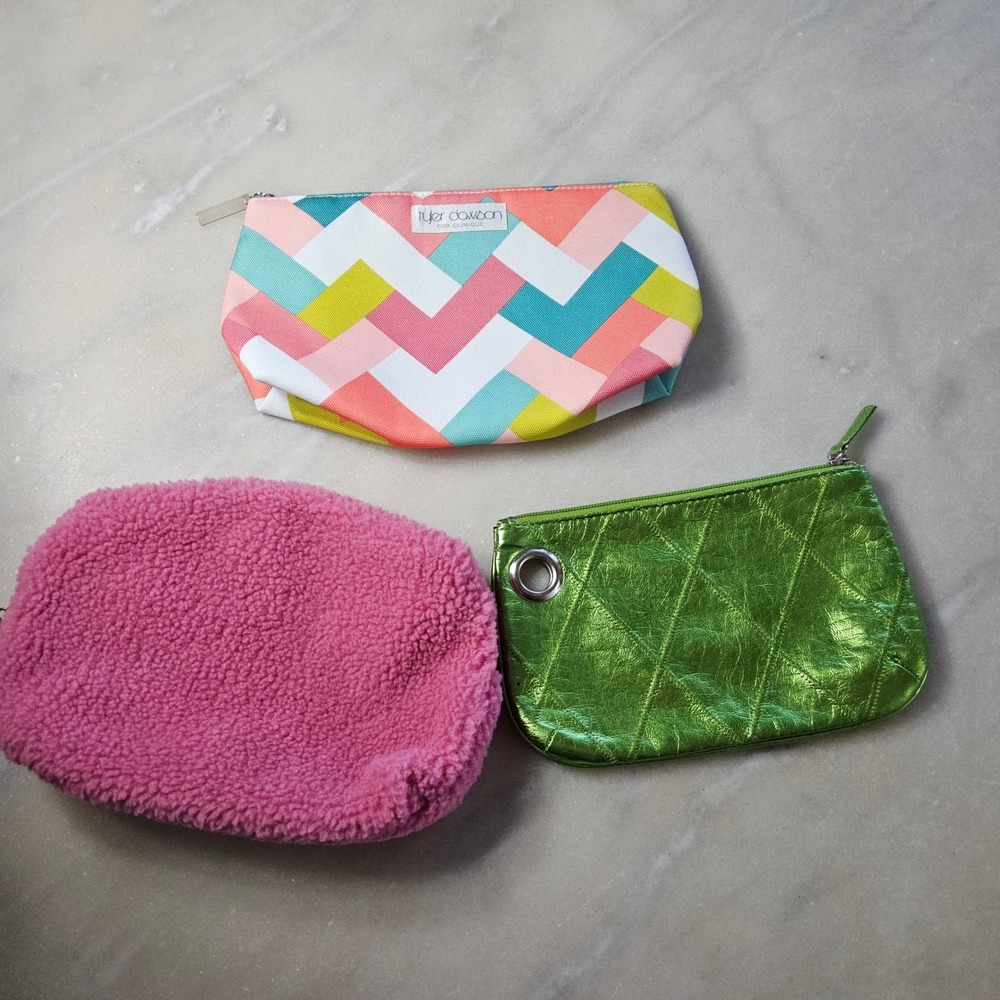 Tyler Cowen Sephora‎ Cosmetic Bags Set of 3 Makeup Travel Zipper Pouch